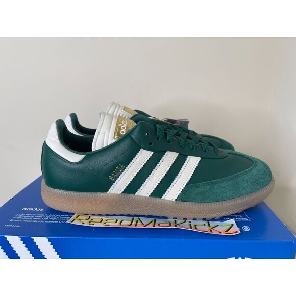 Adidas Samba Golf Shoes Spikeless Collegiate Green Gum Mens JP8652 - Picture 2 of 12